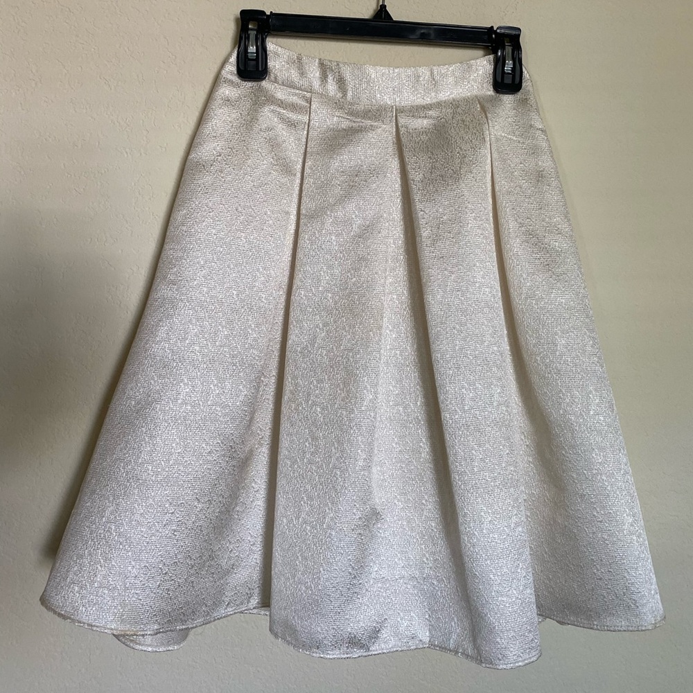 White bubble skirt